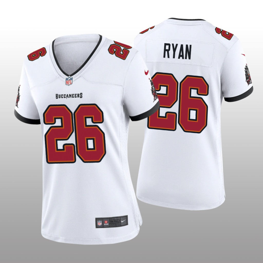 Tampa Bay Buccaneers Logan Ryan White Jersey Game Women's