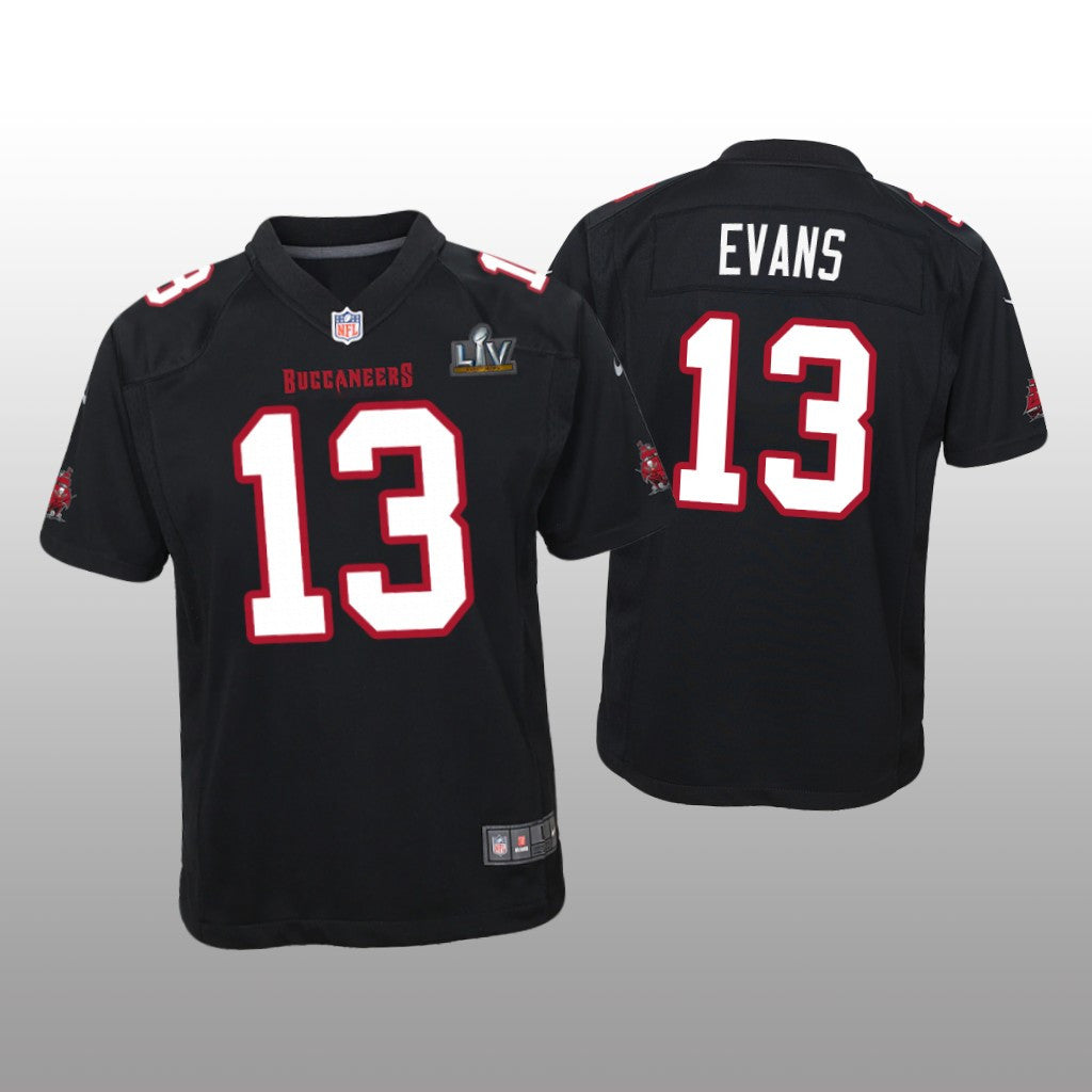 Tampa Bay Buccaneers Mike Evans Black Game Fashion Jersey Super Bowl LV Youth