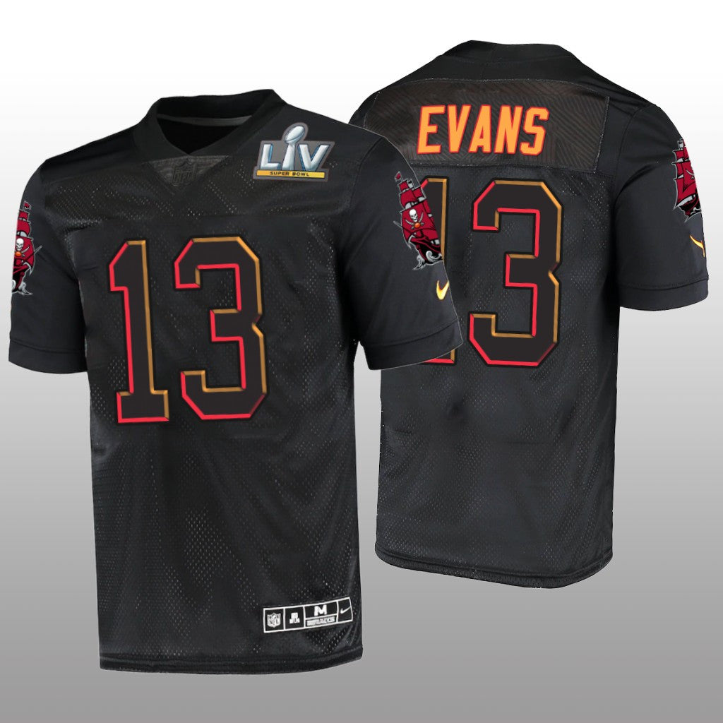 Tampa Bay Buccaneers Mike Evans Black Jersey Super Bowl LV
