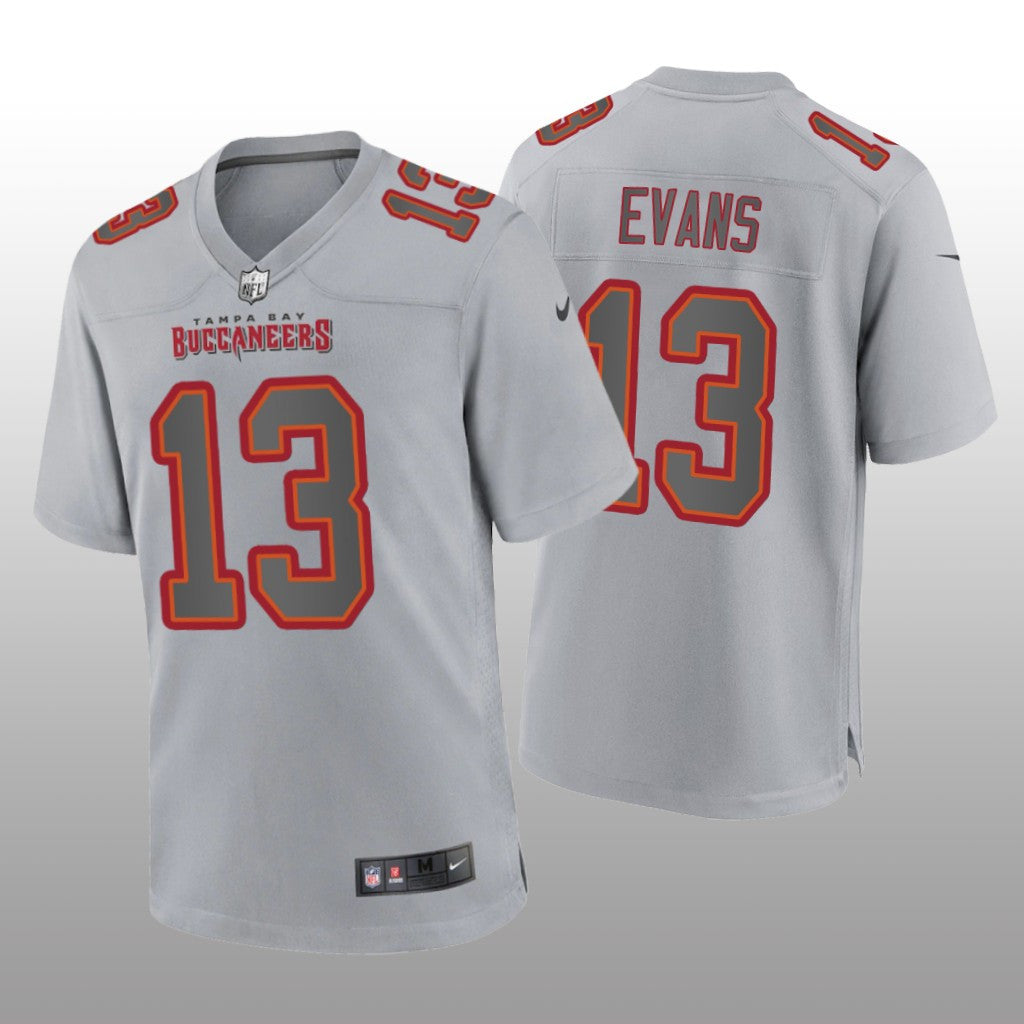 Tampa Bay Buccaneers Mike Evans Gray Jersey Atmosphere Fashion Game Men's