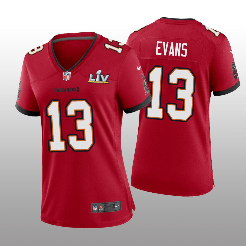 Tampa Bay Buccaneers Mike Evans Red Game Jersey Super Bowl LV Women's