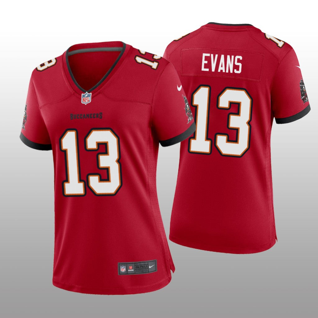 Tampa Bay Buccaneers Mike Evans Red Jersey Game Women's