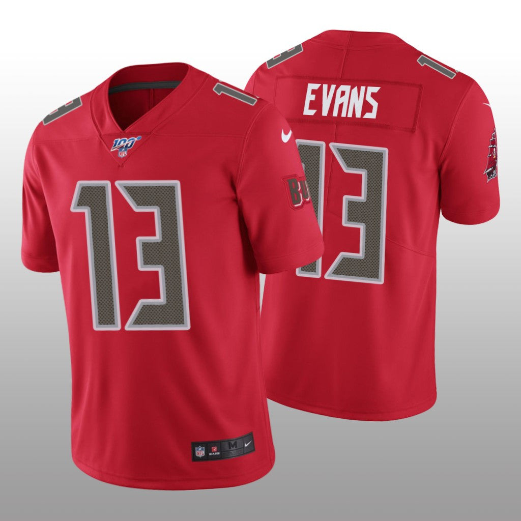 Tampa Bay Buccaneers Mike Evans Red Vapor Limited Jersey 100th Season Men's