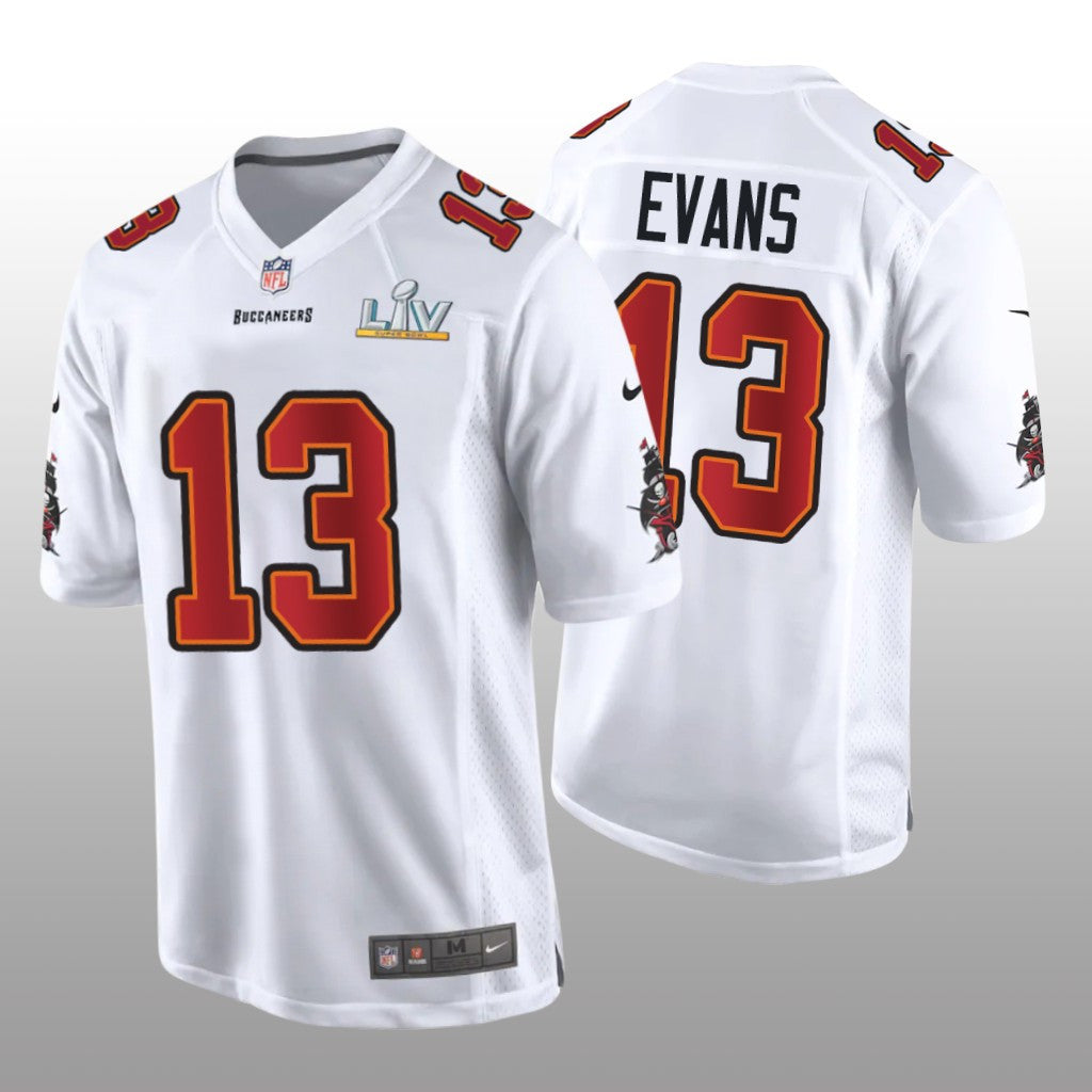 Tampa Bay Buccaneers Mike Evans White Game Fashion Jersey Super Bowl LV Men's