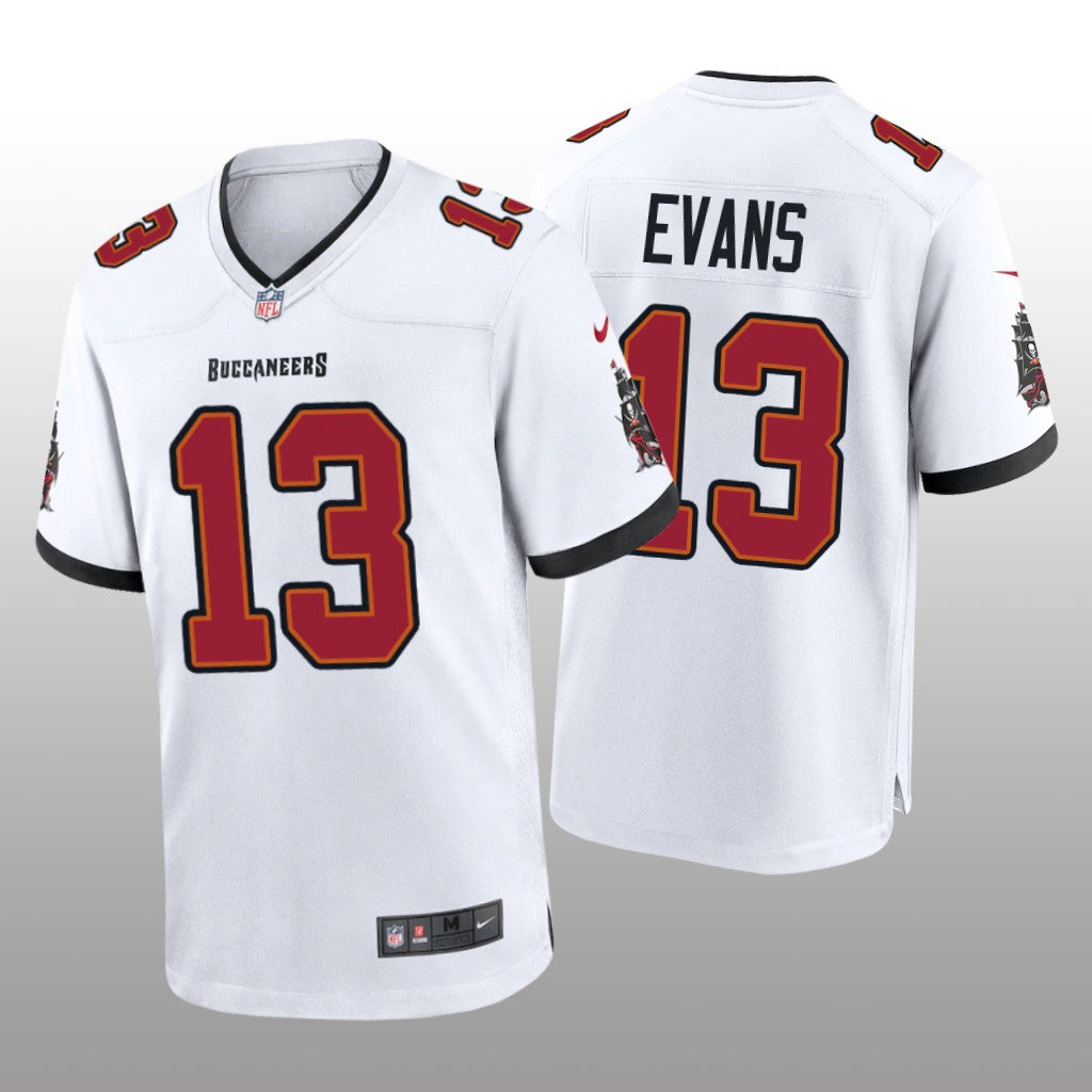 Tampa Bay Buccaneers Mike Evans White Jersey Game Men's
