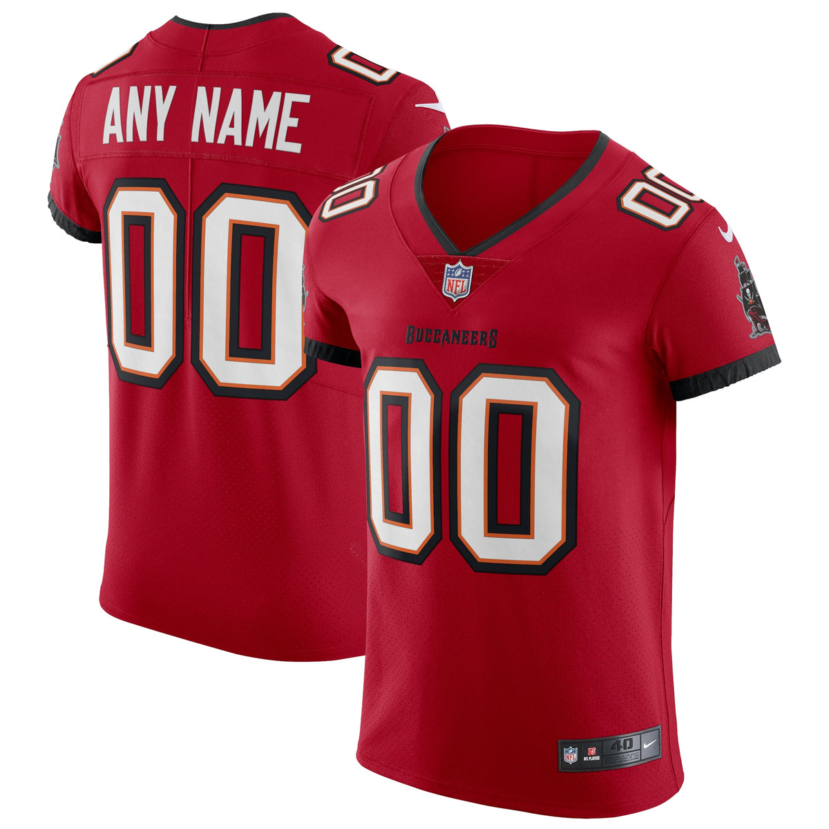 Tampa Bay Buccaneers Nike Vapor Elite Custom Jersey Red