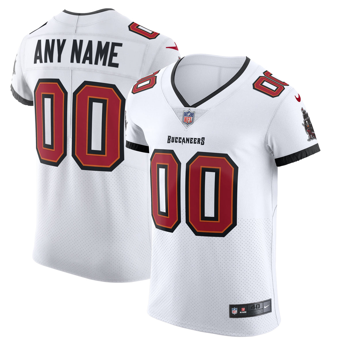 Tampa Bay Buccaneers Nike Vapor Elite Custom Jersey White