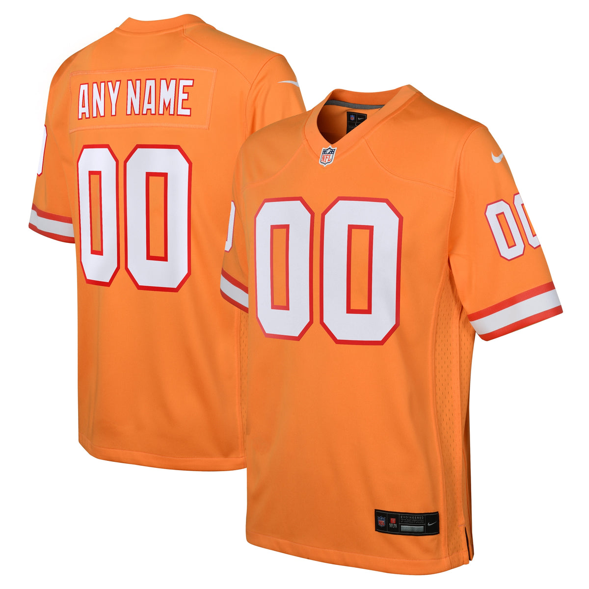 Tampa Bay Buccaneers Nike Youth Custom Throwback Game Jersey Orange