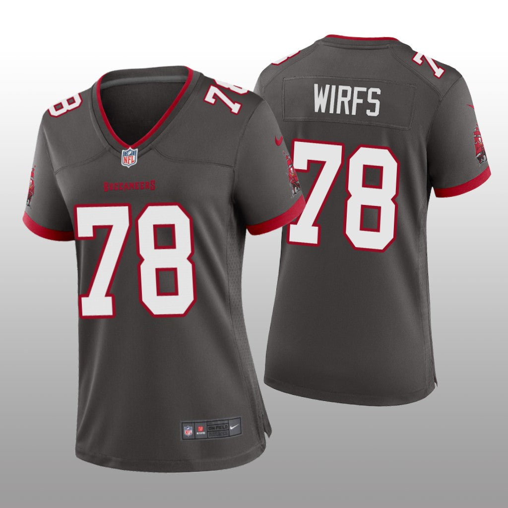 Tampa Bay Buccaneers Pewter Draft Tristan Wirfs Alternate Game Jersey