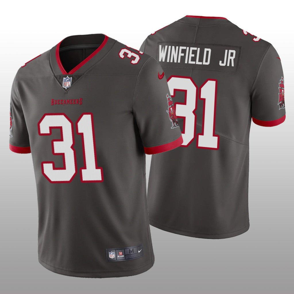 Tampa Bay Buccaneers Pewter Draft Vapor Limited Antoine Winfield Jr. Jersey