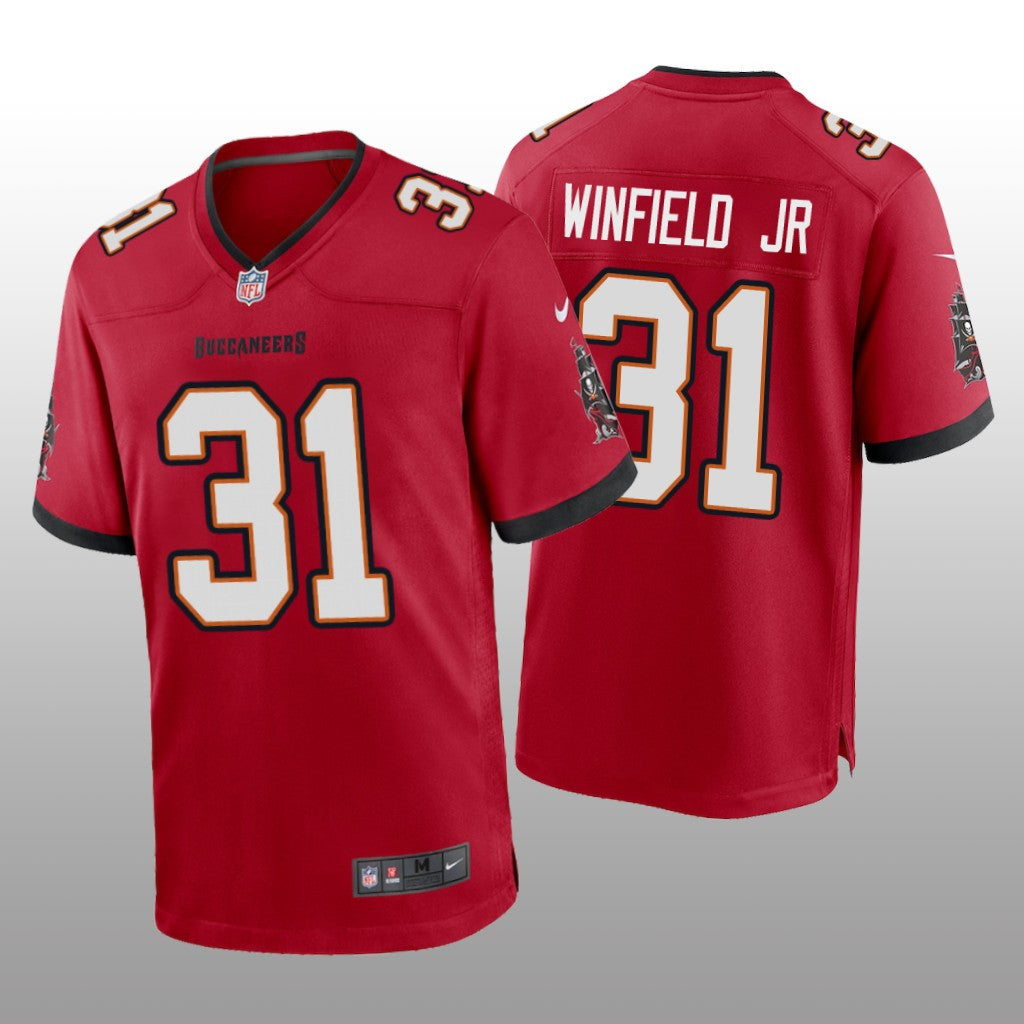 Tampa Bay Buccaneers Red Draft Antoine Winfield Jr. Game Jersey