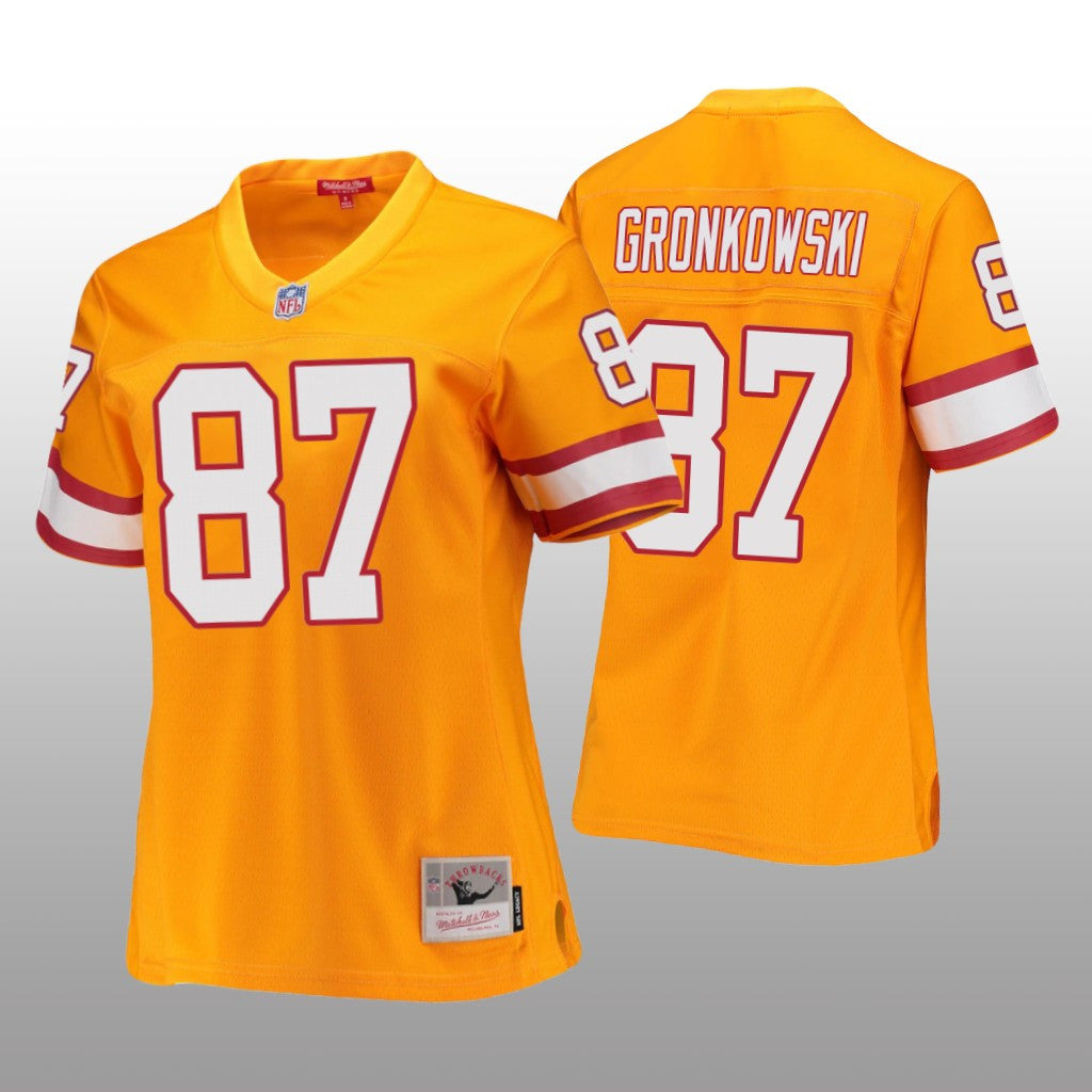 Tampa Bay Buccaneers Rob Gronkowski Orange Jersey Legacy Women's