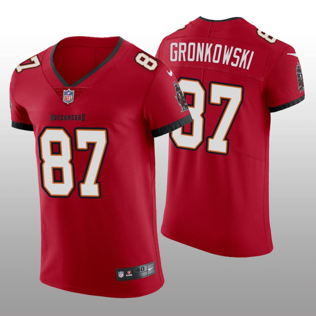 Tampa Bay Buccaneers Rob Gronkowski Red Jersey Vapor Elite Men's