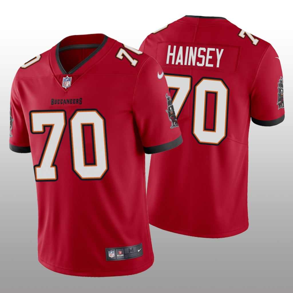 Tampa Bay Buccaneers Robert Hainsey Red Jersey Vapor Limited Men's
