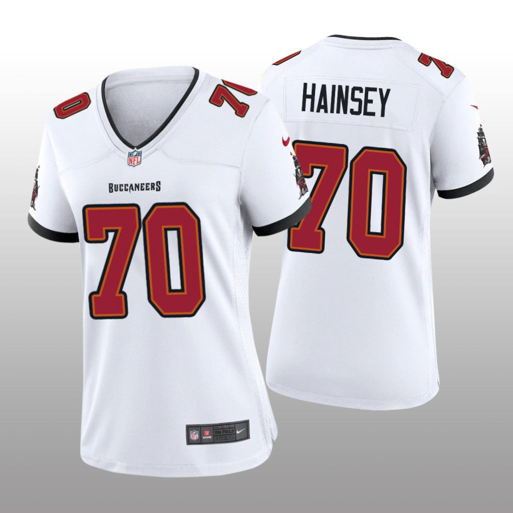 Tampa Bay Buccaneers Robert Hainsey White Jersey Game Women's