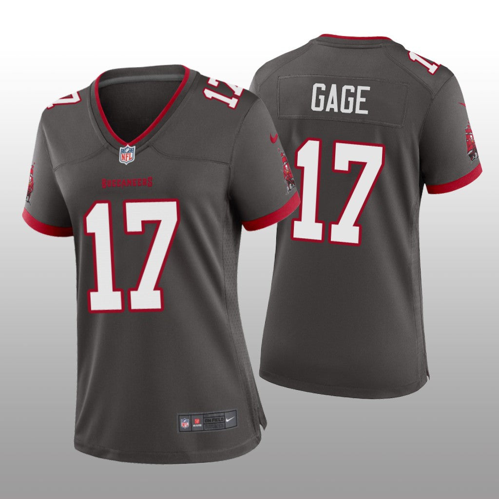 Tampa Bay Buccaneers Russell Gage Pewter Jersey Alternate Game Women's