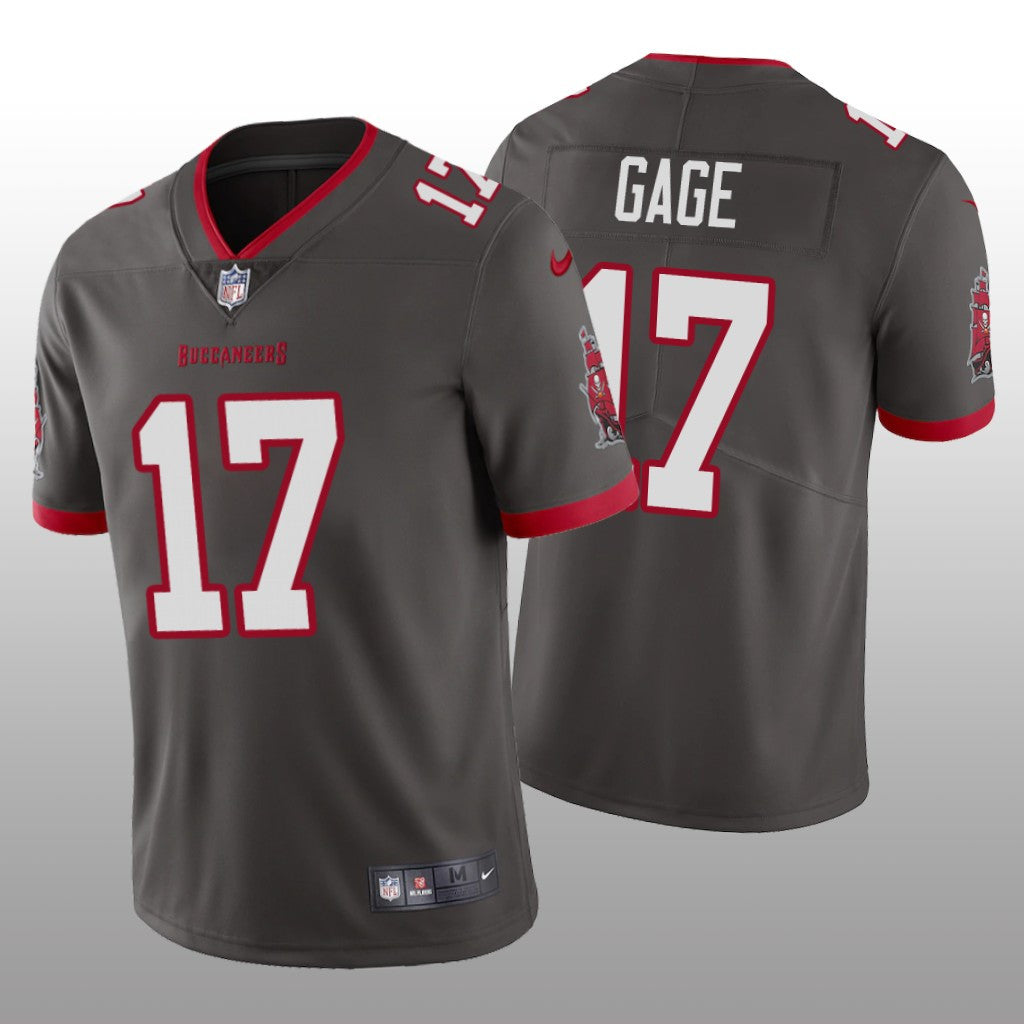 Tampa Bay Buccaneers Russell Gage Pewter Jersey Vapor Limited Men's
