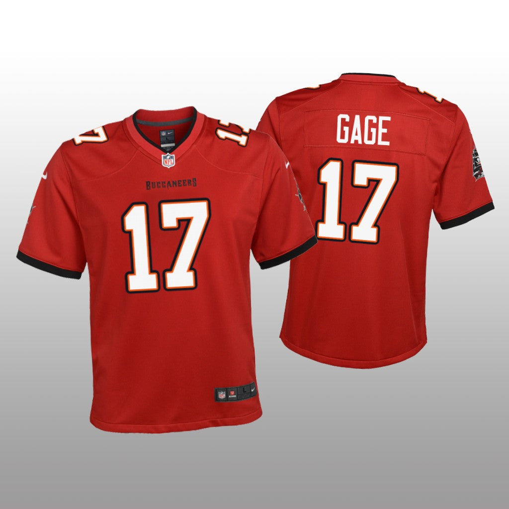 Tampa Bay Buccaneers Russell Gage Red Jersey Game Youth