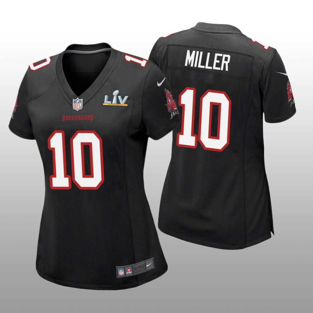 Tampa Bay Buccaneers Scotty Miller Black Game Fashion Jersey Super Bowl LV Women's