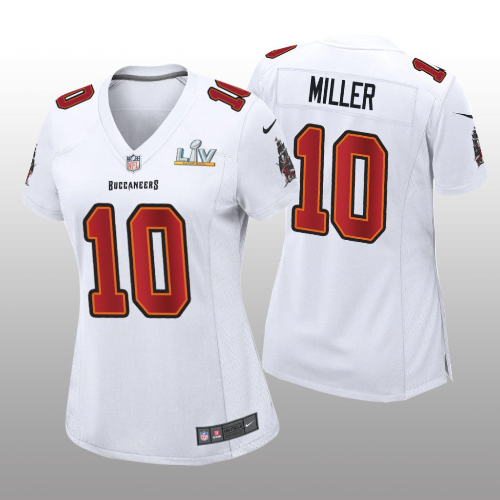 Tampa Bay Buccaneers Scotty Miller White Game Fashion Jersey Super Bowl LV Women's