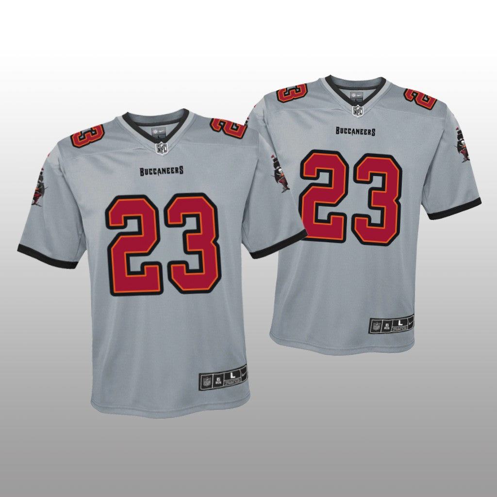 Tampa Bay Buccaneers Sean Murphy-Bunting Gray Jersey Inverted Game Youth