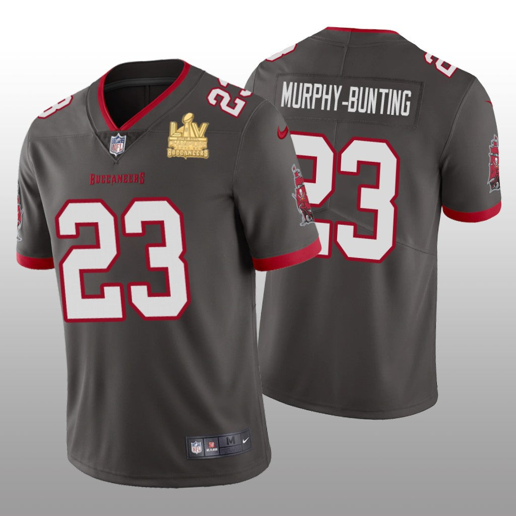 Tampa Bay Buccaneers Sean Murphy-Bunting Pewter Vapor Limited Jersey Super Bowl LV Champions Men's