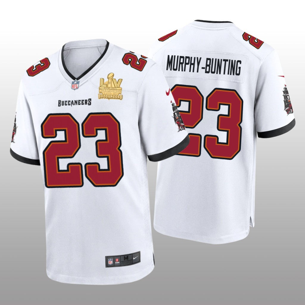 Tampa Bay Buccaneers Sean Murphy-Bunting White Game Jersey Super Bowl LV Champions Men's