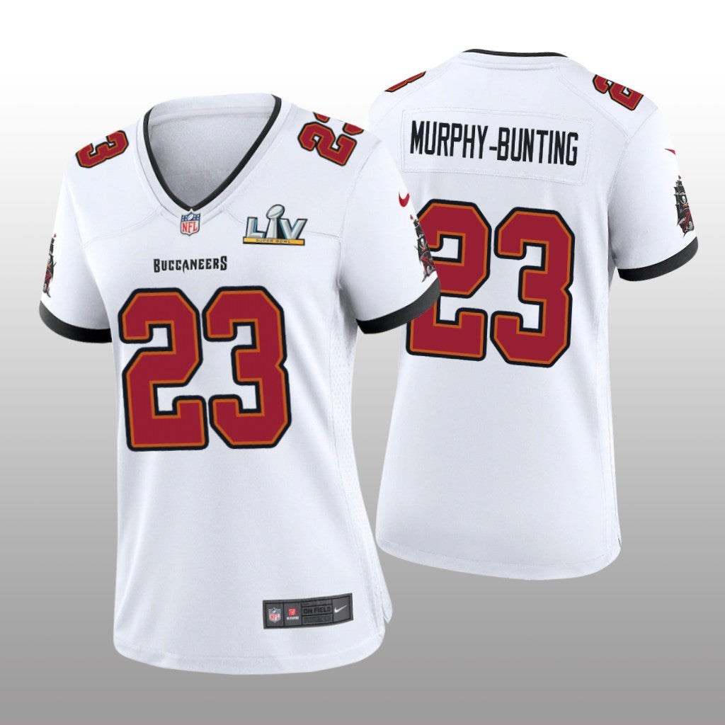 Tampa Bay Buccaneers Sean Murphy-Bunting White Game Jersey Super Bowl LV Women's