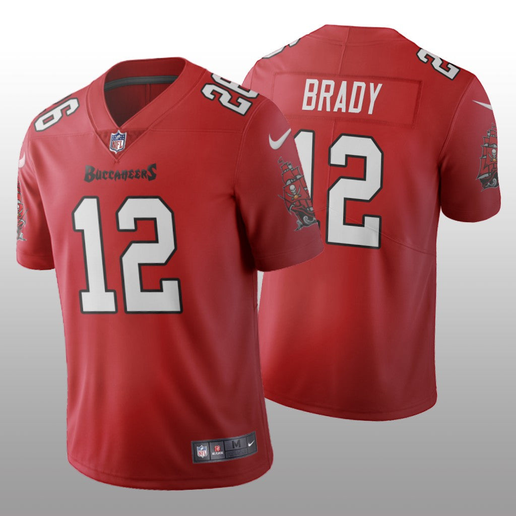 Tampa Bay Buccaneers Tom Brady Red Jersey Vapor Limited Men's