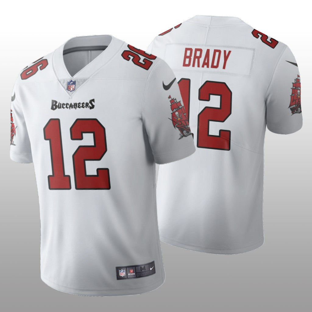 Tampa Bay Buccaneers Tom Brady White Jersey Vapor Limited Men's
