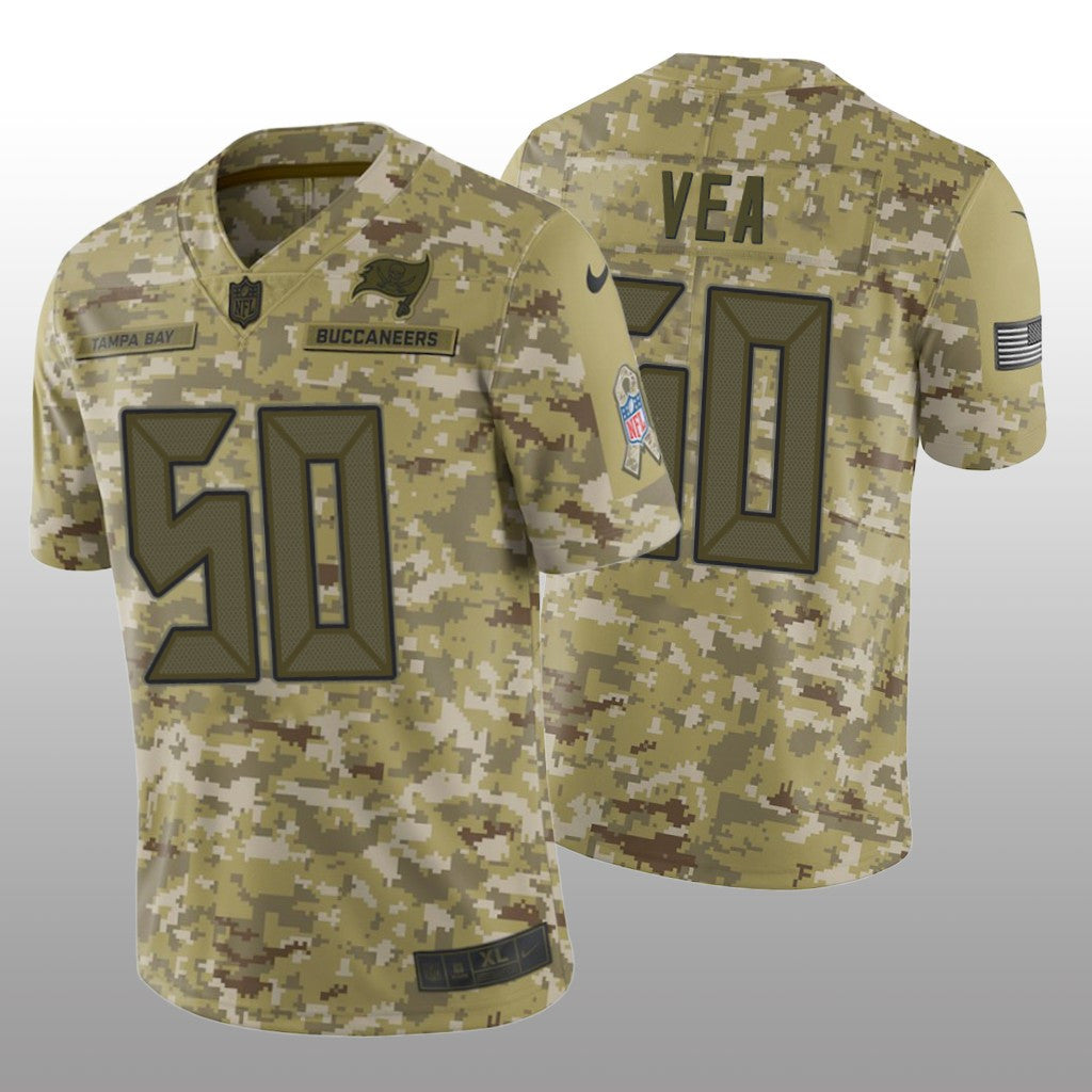 Tampa Bay Buccaneers Vita Vea #50 Salute to Service Limited Jersey Camo