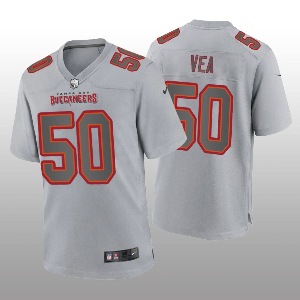 Tampa Bay Buccaneers Vita Vea Gray Jersey Atmosphere Fashion Game Men's