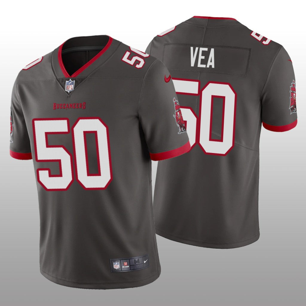 Tampa Bay Buccaneers Vita Vea Pewter Jersey Vapor Limited Men's