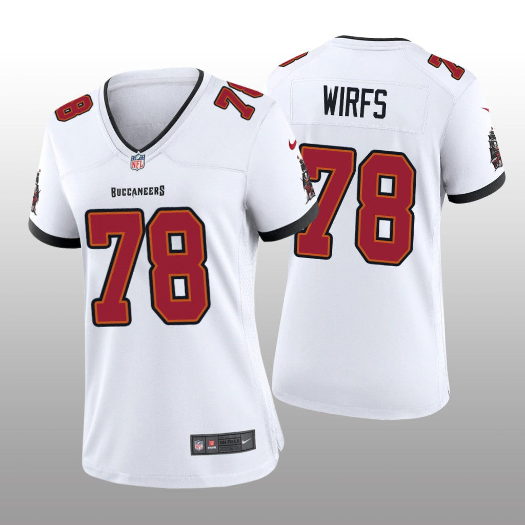 Tampa Bay Buccaneers White Draft Tristan Wirfs Game Jersey