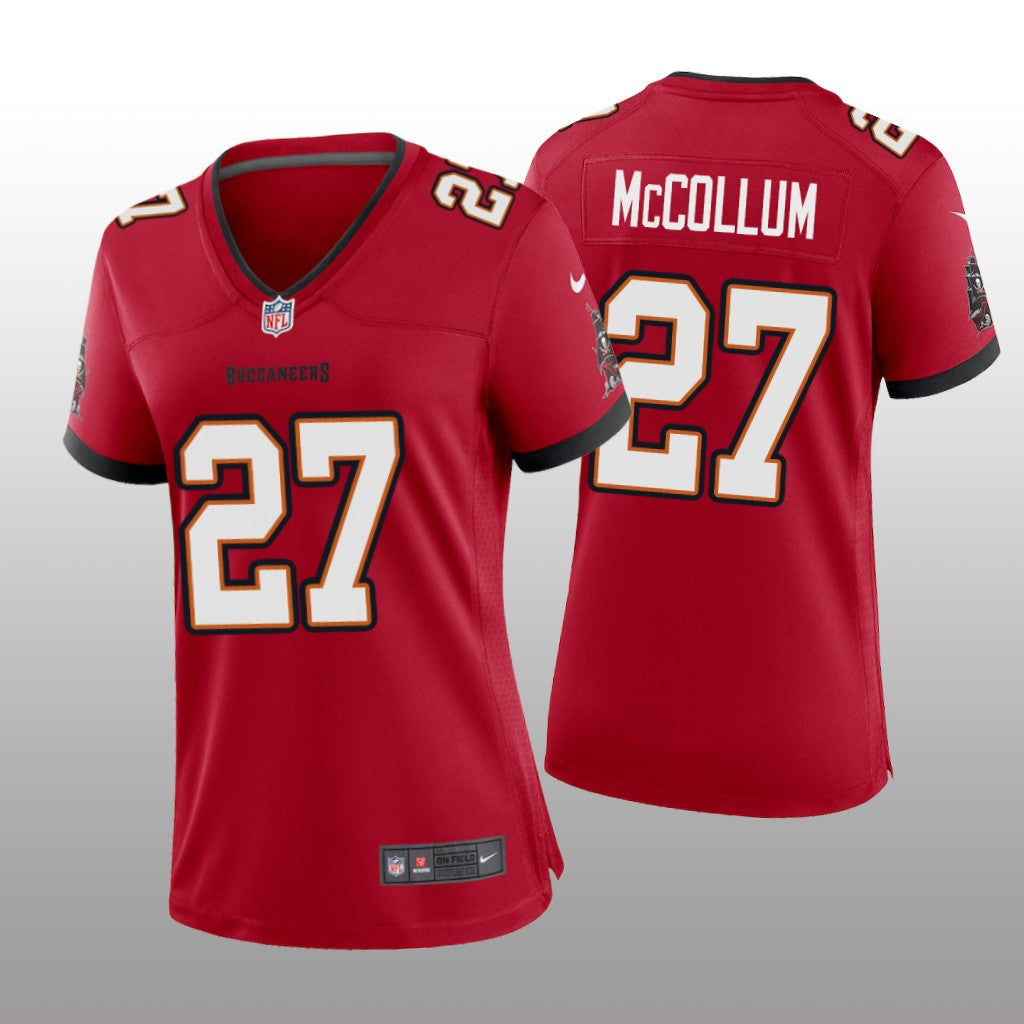 Tampa Bay Buccaneers Zyon McCollum Red Jersey Game Women's