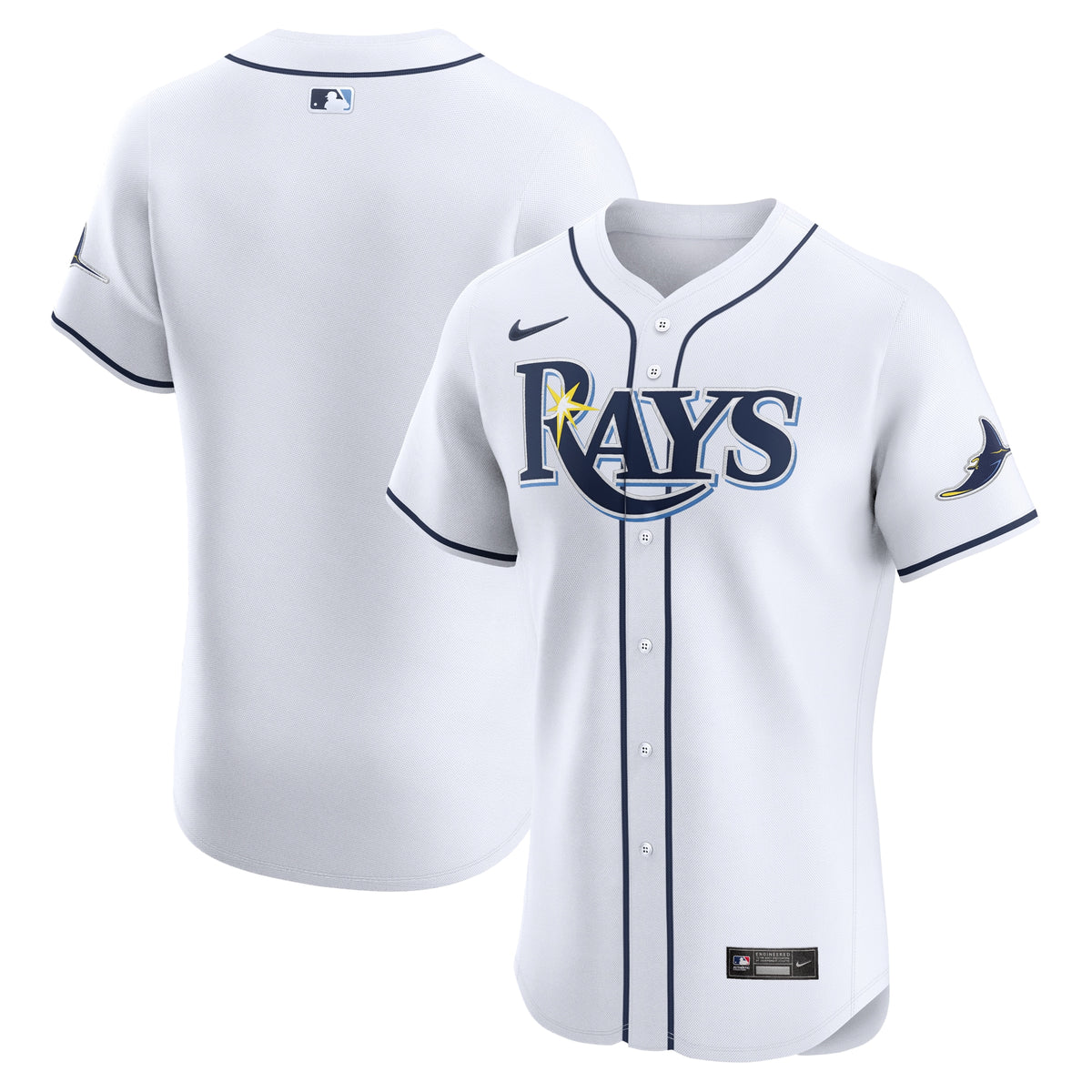 Tampa Bay Rays Nike Home Elite Jersey White