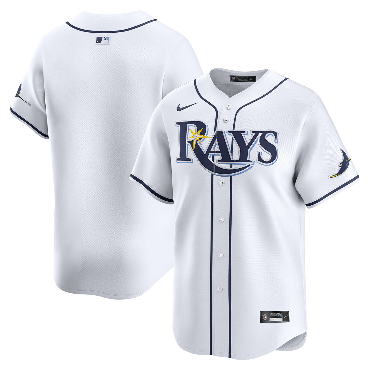 Tampa Bay Rays Nike Home Limited Jersey White