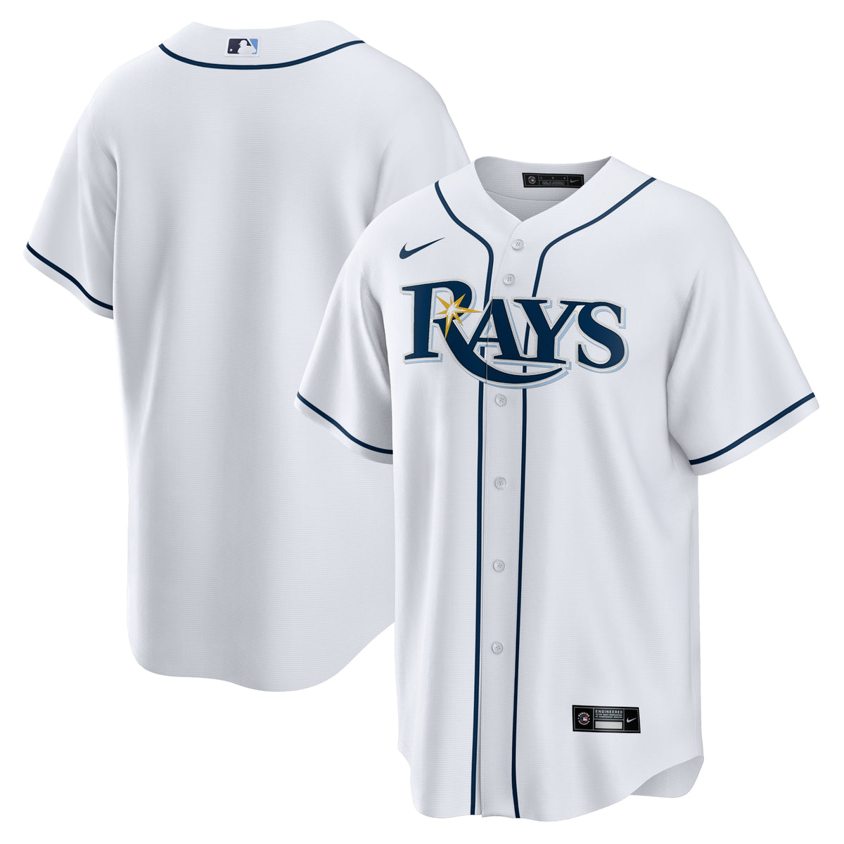 Tampa Bay Rays Nike Home Replica Team Jersey White