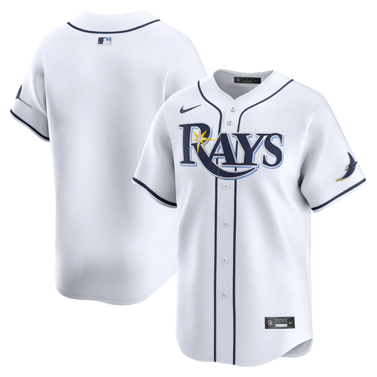 Tampa Bay Rays Nike Youth Home Limited Jersey White