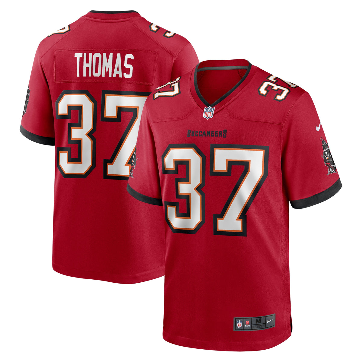 Tavierre Thomas Tampa Bay Buccaneers Nike Game Jersey Red