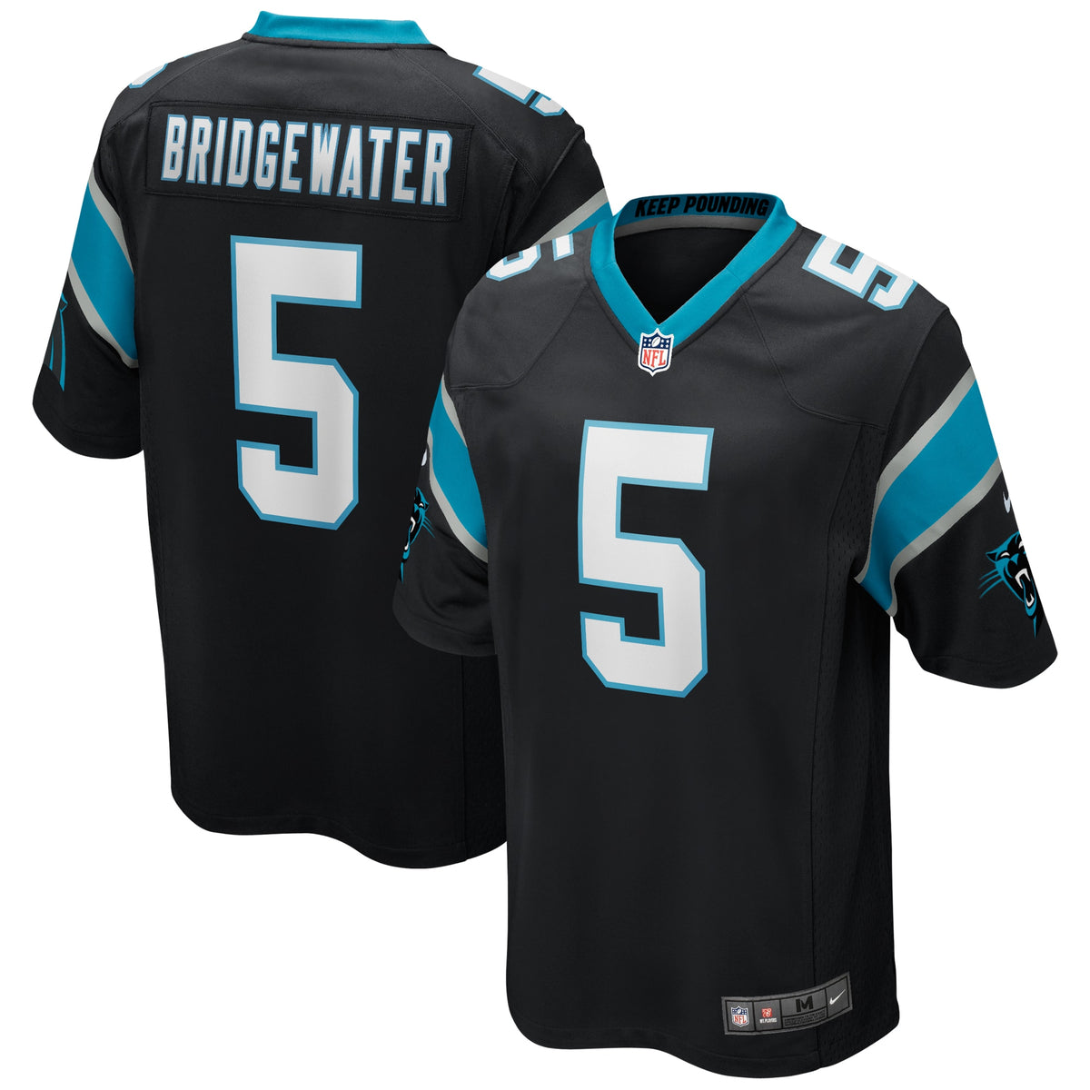 Teddy Bridgewater Carolina Panthers Nike Game Player Jersey Black