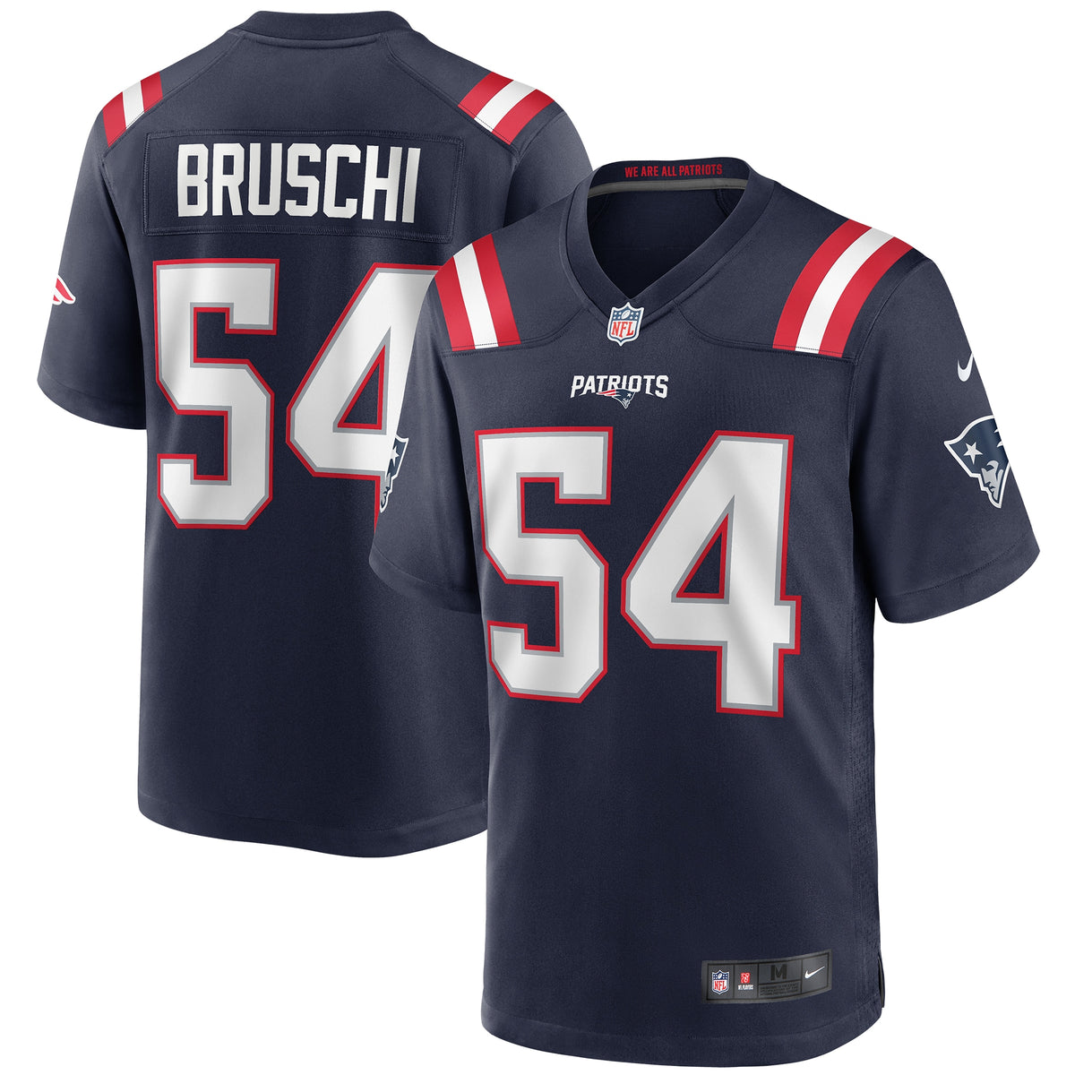 Tedy Bruschi New England Patriots Nike Game Retired Player Jersey Navy
