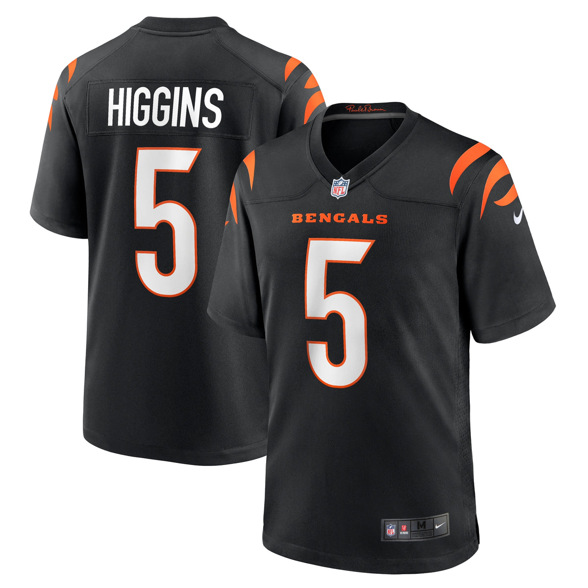 Tee Higgins Cincinnati Bengals Nike Game Player Jersey Black