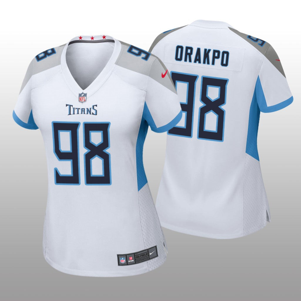 Tennessee Titans #98 White Brian Orakpo Game Jersey Women