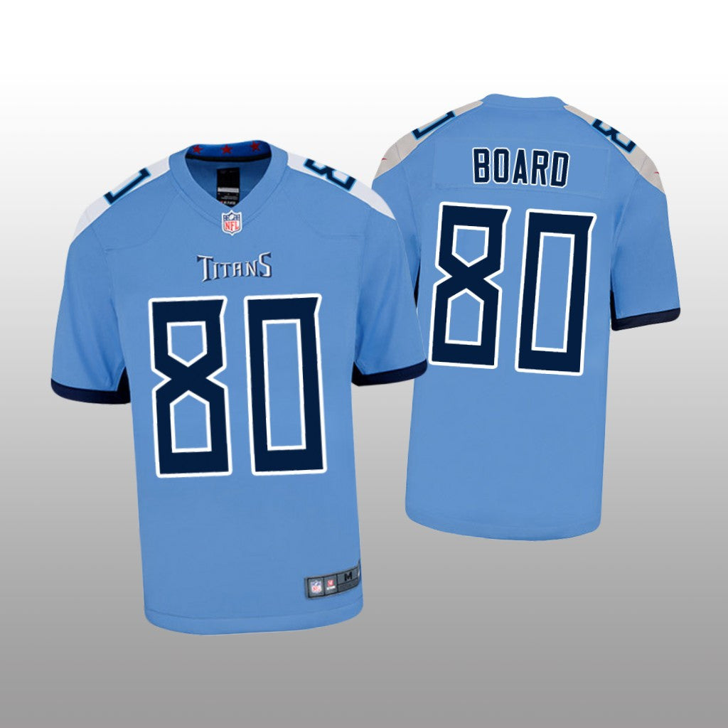 Tennessee Titans C.J. Board Light Blue Jersey Game Youth