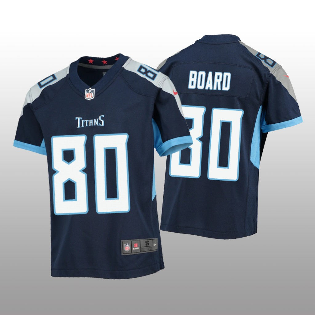 Tennessee Titans C.J. Board Navy Jersey Game Youth