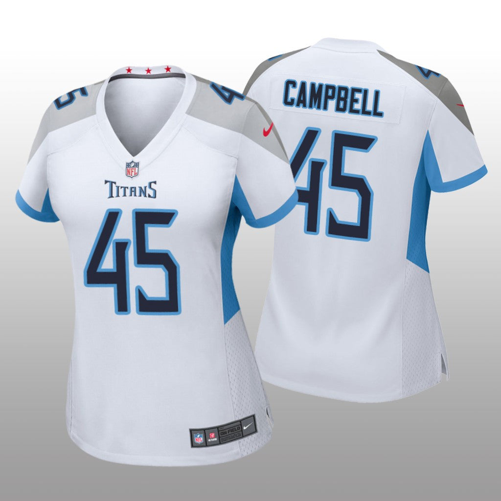 Tennessee Titans Chance Campbell White Jersey Game Women's