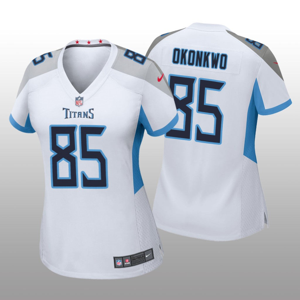 Tennessee Titans Chigoziem Okonkwo White Jersey Game Women's