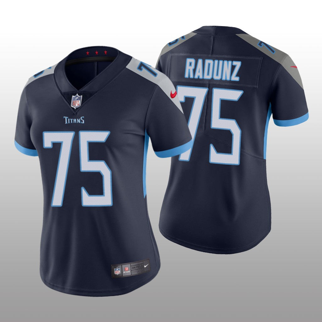 Tennessee Titans Dillon Radunz Navy Jersey Vapor Limited Women's