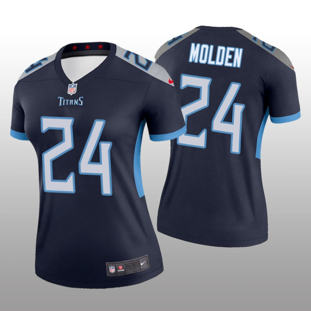 Tennessee Titans Elijah Molden Navy Jersey Legend Women's